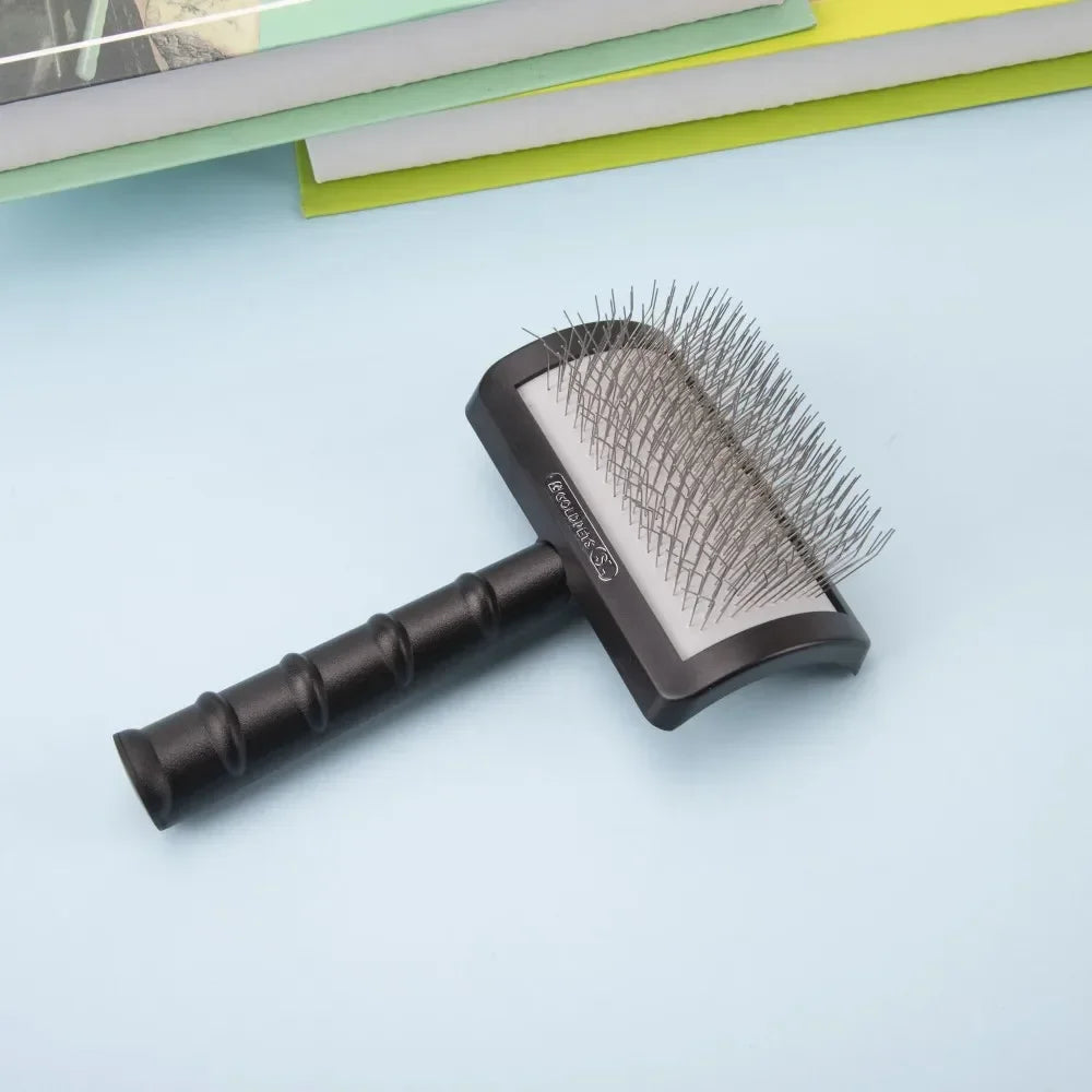 Long Pin Dog Slicker Brush – Grooming Tool for Poodles, Doodles & Long-Haired Dogs