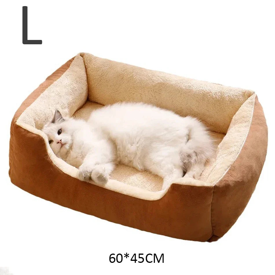 Plush Cat Bed | Cozy & Breathable Pet Cushion