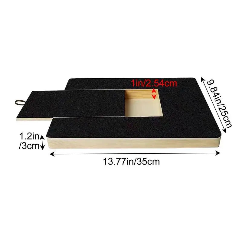 Wood Dog Nail Scratchboard – Adjustable Drawer Type Self Grinder Toy