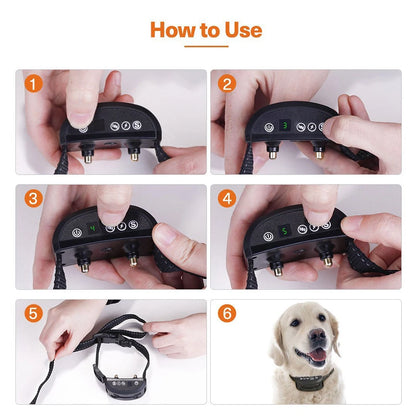 Smart Rechargeable Anti-Bark Dog Collar