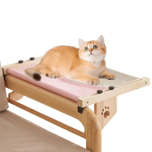 Window Hanging Cat Bed – Removable Balcony Cat Hammock