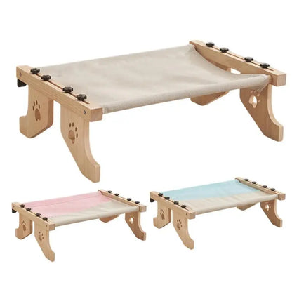 Window Hanging Cat Bed – Removable Balcony Cat Hammock