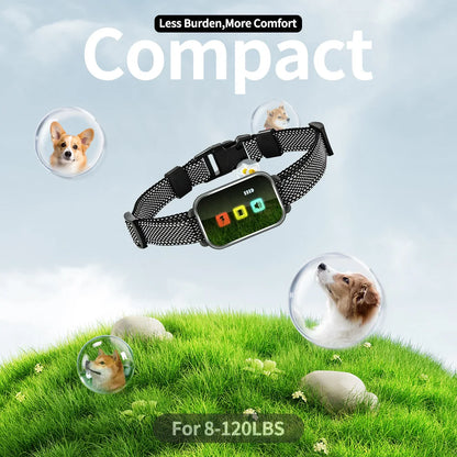 Smart Remote Control Dog Training Collar – Waterproof Shock & Vibration