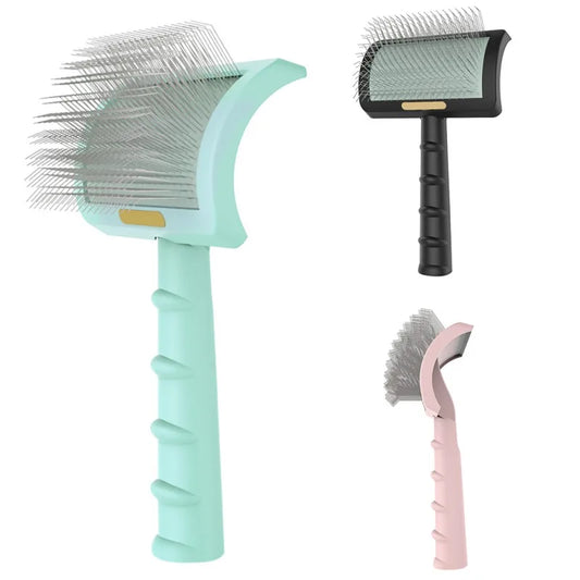 Long Pin Dog Slicker Brush – Grooming Tool for Poodles, Doodles & Long-Haired Dogs