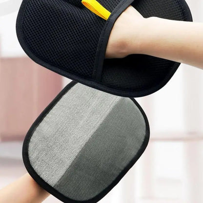Pet Grooming Gloves – Static Hair Remover Brush for Dogs & Cats