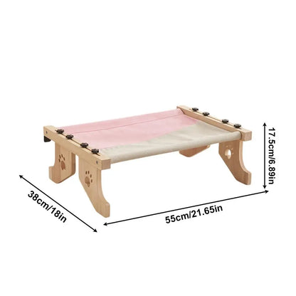 Window Hanging Cat Bed – Removable Balcony Cat Hammock