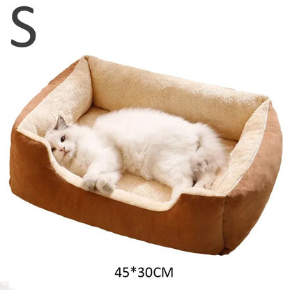 Plush Cat Bed | Cozy & Breathable Pet Cushion