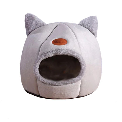 Deep Sleep Comfort Cat Bed – Cozy Winter Mat & Indoor Cave Nest for Cats & Small Dogs