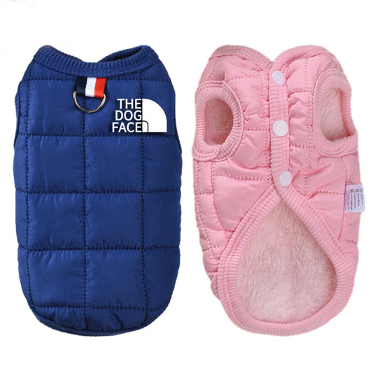 Designer Dog Winter Coat – Trendy Warm Pet Clothes for Small & Medium Dogs