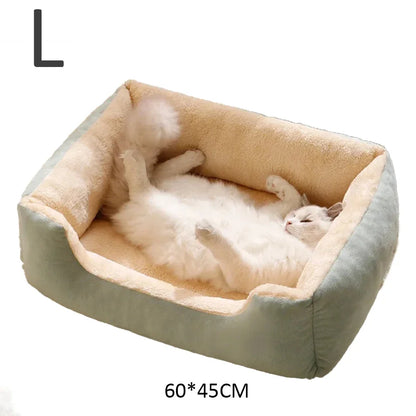 Plush Cat Bed | Cozy & Breathable Pet Cushion