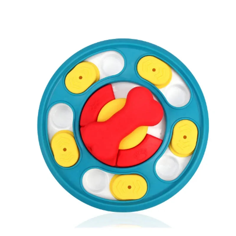 Interactive Dog Puzzle Toy | Slow Feeder & IQ Training Bowl