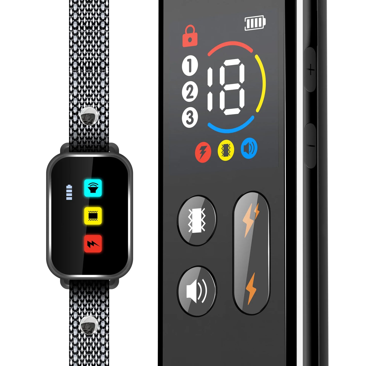 Smart Remote Control Dog Training Collar – Waterproof Shock & Vibration