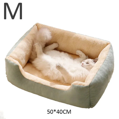 Plush Cat Bed | Cozy & Breathable Pet Cushion