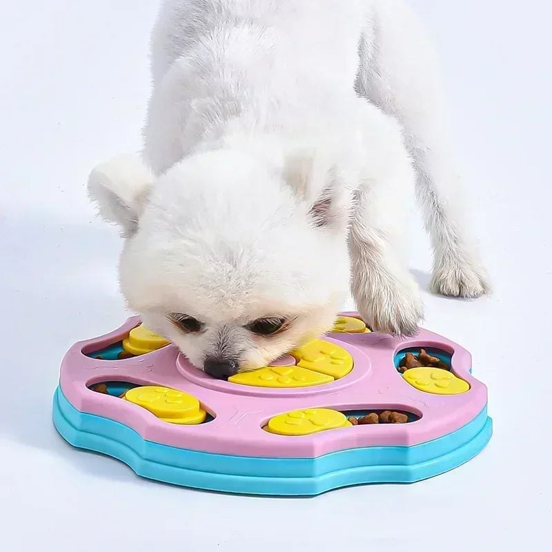 Interactive Dog Puzzle Toy | Slow Feeder & IQ Training Bowl