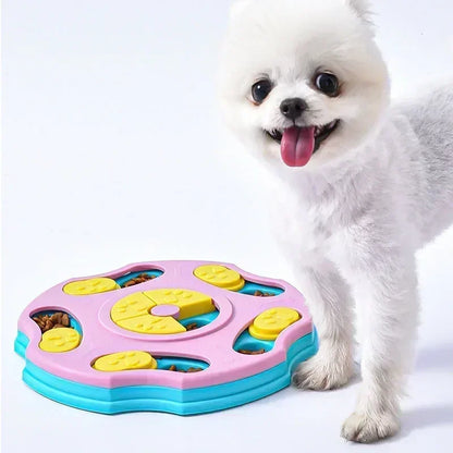 Interactive Dog Puzzle Toy | Slow Feeder & IQ Training Bowl