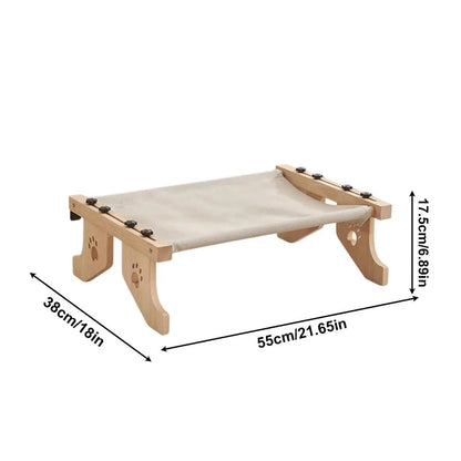 Window Hanging Cat Bed – Removable Balcony Cat Hammock