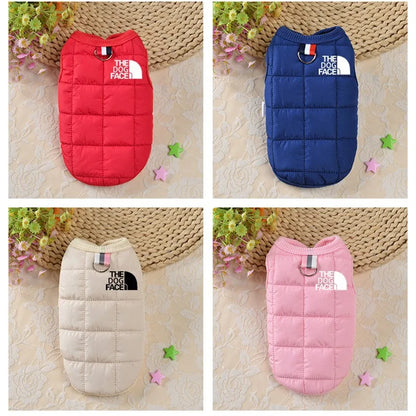 Designer Dog Winter Coat – Trendy Warm Pet Clothes for Small & Medium Dogs