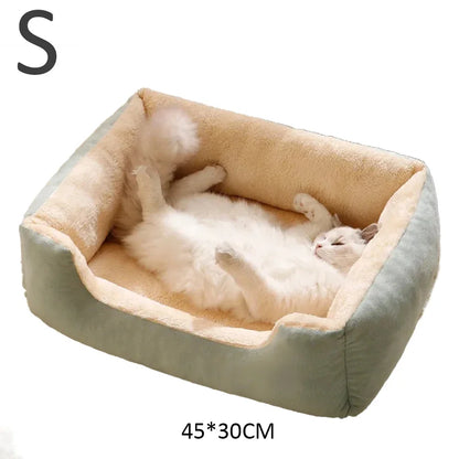 Plush Cat Bed | Cozy & Breathable Pet Cushion