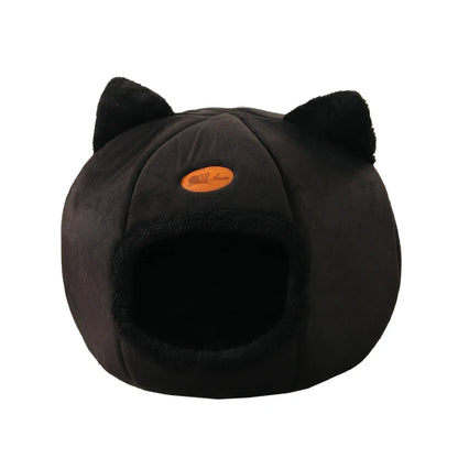 Deep Sleep Comfort Cat Bed – Cozy Winter Mat & Indoor Cave Nest for Cats & Small Dogs
