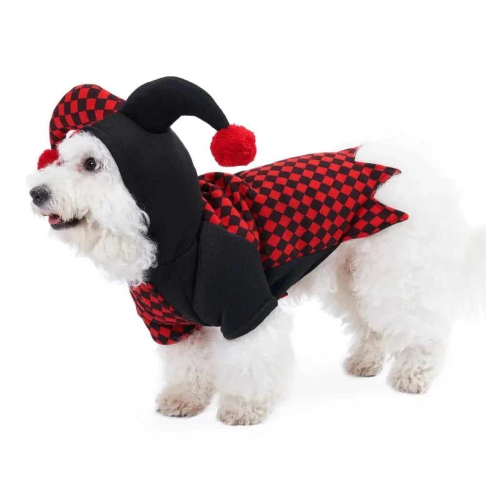 Halloween Pumpkin Pet Dress – Funny Costume for Small Dogs & Cats
