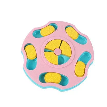 Interactive Dog Puzzle Toy | Slow Feeder & IQ Training Bowl