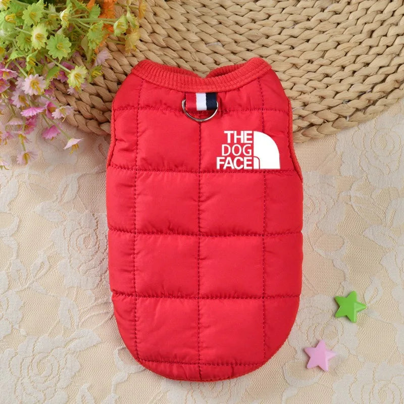 Designer Dog Winter Coat – Trendy Warm Pet Clothes for Small & Medium Dogs