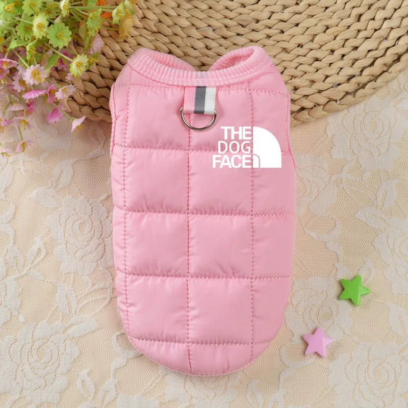 Designer Dog Winter Coat – Trendy Warm Pet Clothes for Small & Medium Dogs