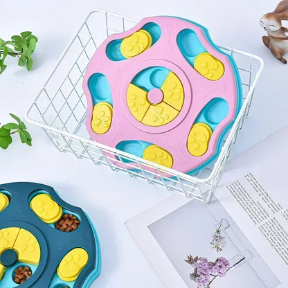 Interactive Dog Puzzle Toy | Slow Feeder & IQ Training Bowl