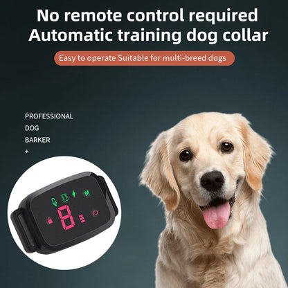 Smart Automatic Anti-Barking Dog Collar – Rechargeable Waterproof Training Collar