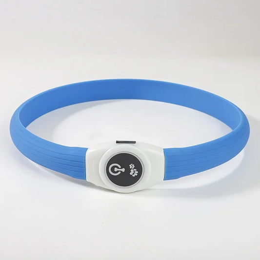 LED Luminous Dog Collar – USB Rechargeable Waterproof Night Safety Collar