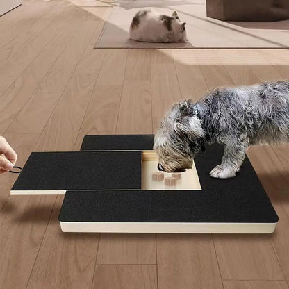 Wood Dog Nail Scratchboard – Adjustable Drawer Type Self Grinder Toy