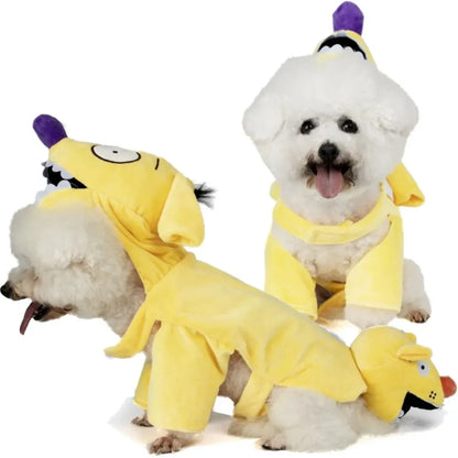 Halloween Pumpkin Pet Dress – Funny Costume for Small Dogs & Cats