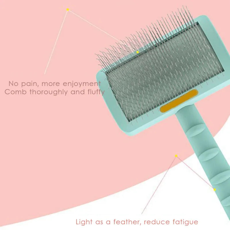 Long Pin Dog Slicker Brush – Grooming Tool for Poodles, Doodles & Long-Haired Dogs