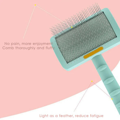 Long Pin Dog Slicker Brush – Grooming Tool for Poodles, Doodles & Long-Haired Dogs