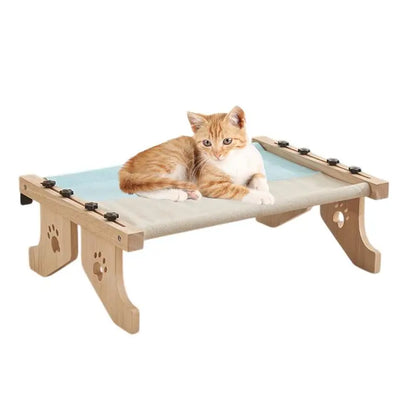 Window Hanging Cat Bed – Removable Balcony Cat Hammock