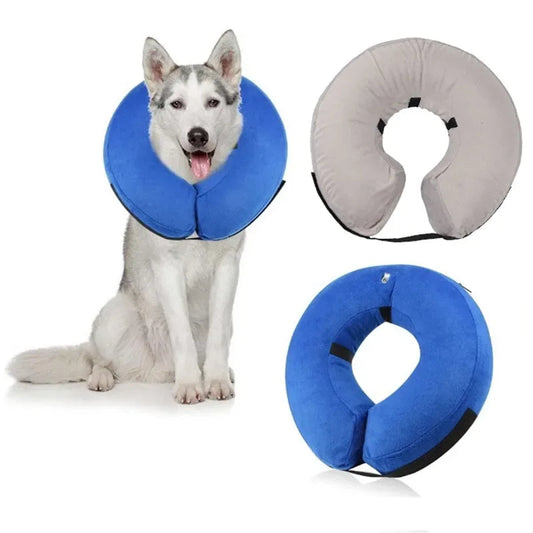 Inflatable Dog Collar – Isabelino Anti-Bite Wound Protective Collar for Dogs & Cats