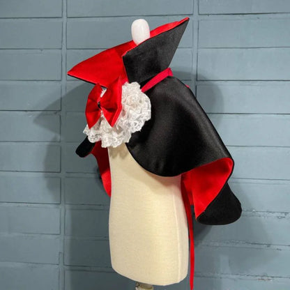 Halloween Pet Vampire Cloak – Cosplay Costume for Small & Medium Dogs and Cats